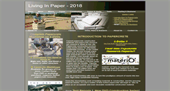 Desktop Screenshot of livinginpaper.com