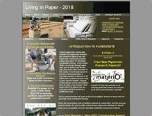 Tablet Screenshot of livinginpaper.com